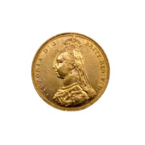 1887 Queen Victoria Gold Sovereign